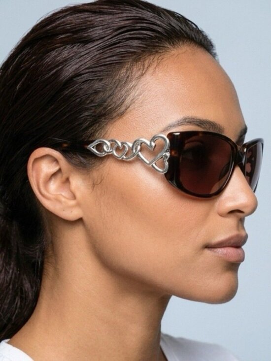 Brighton You Gotta Have Heart Sunglasses Tortoise NWOT heart themed design. main image 6